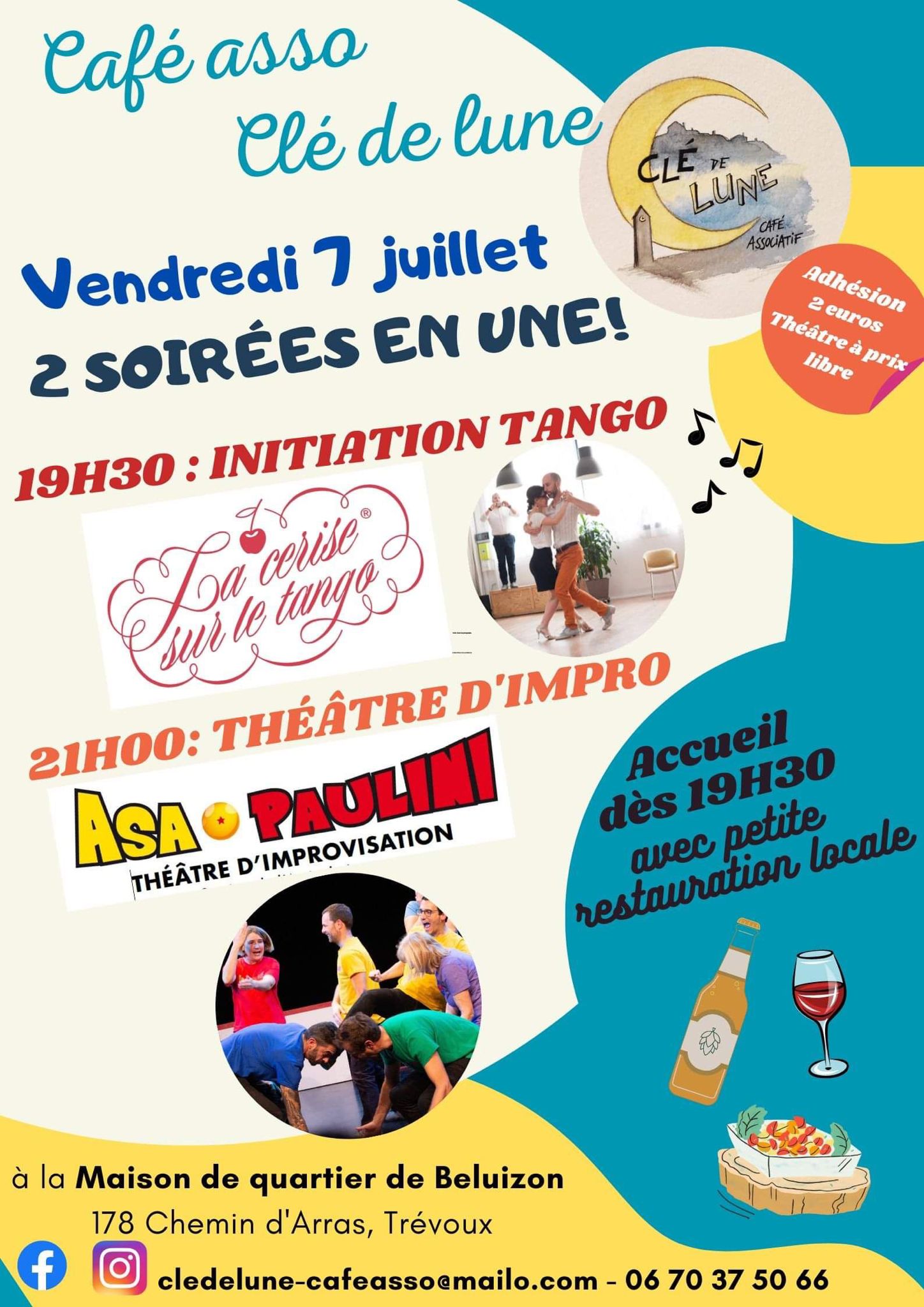 initiation tango argentin Trévoux juillet 2023