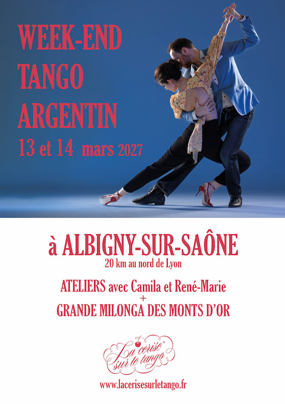 Week-end tango avec Camila et René-Marie mars 2027